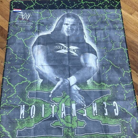 Vintage WWF Triple H 1998 D-Generation X Banner - Picture 6 of 7